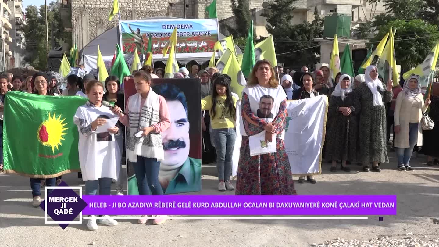 MERCEK JI QADAN HELEB KONA AZADIYE REBERE GELE KURD ABDULLAH OCALAN