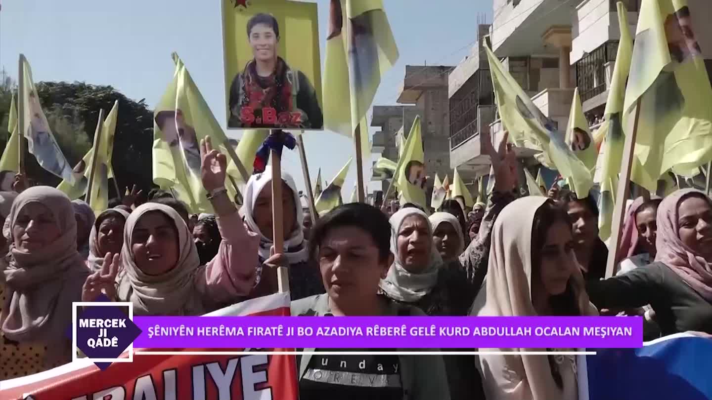 MERCEK JI QADAN KOBANE MES BO AZADIYA REBERE GELE KURD ABDULLAH OCALAN