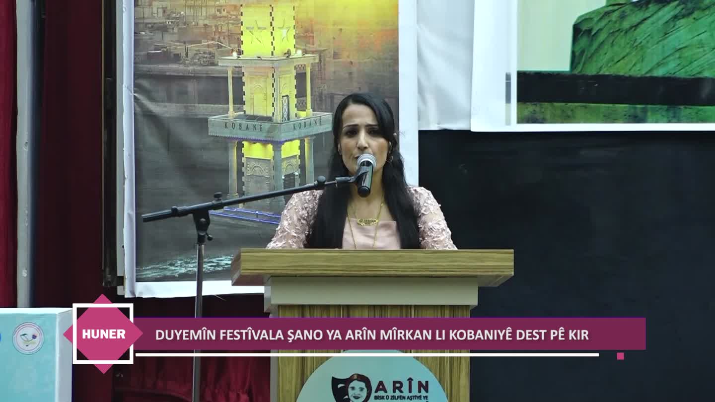 HUNER KOBANI YEMIN FESTIVALA SANO ARIN MIRKAN DESTPEKIR