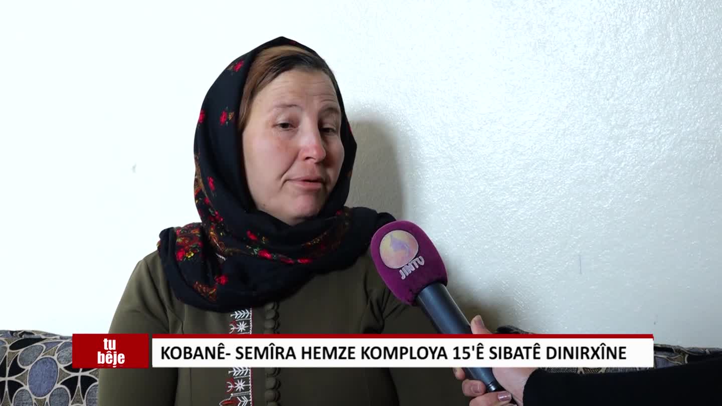 KOBANE JIN KOMPLOYA SIBATE DINIRXININ DUBARE