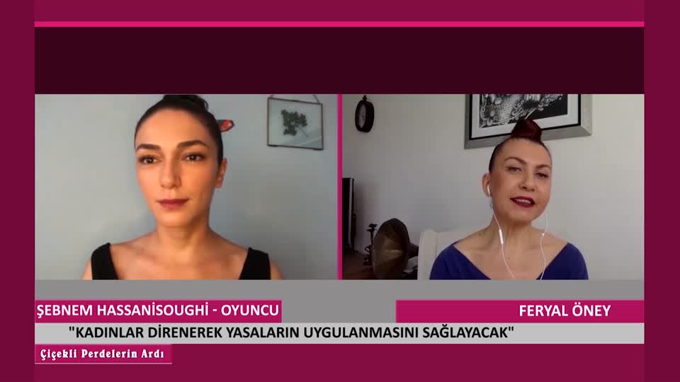 CICEKLI PERDELERIN ARDI FERYAL SEBNEM HASSANISOUGHI SARAS