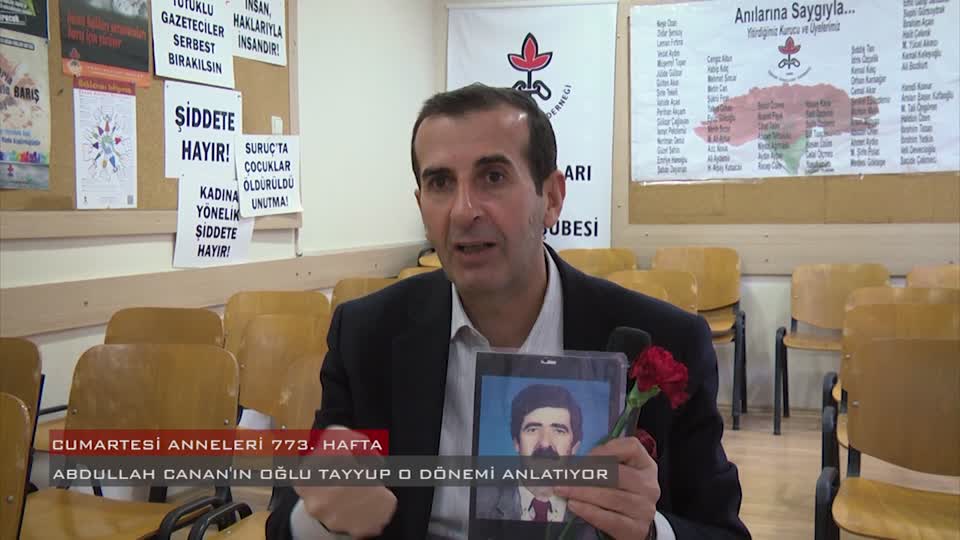 CUMARTESI ANNELERI HAFTA ABDULLAH CANAN DAVASI OGLU TAYYUP CANAN ANLATIYOR