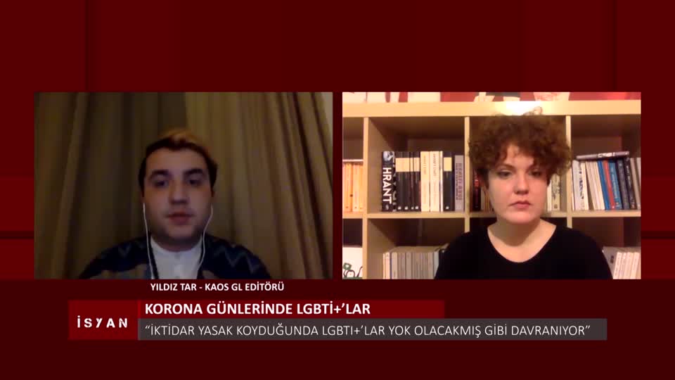 ISYAN KORONA GUNLERINDE LGBTI+LAR YILDIZ TAR KAOS GL EDITORU ELIF AKGUL