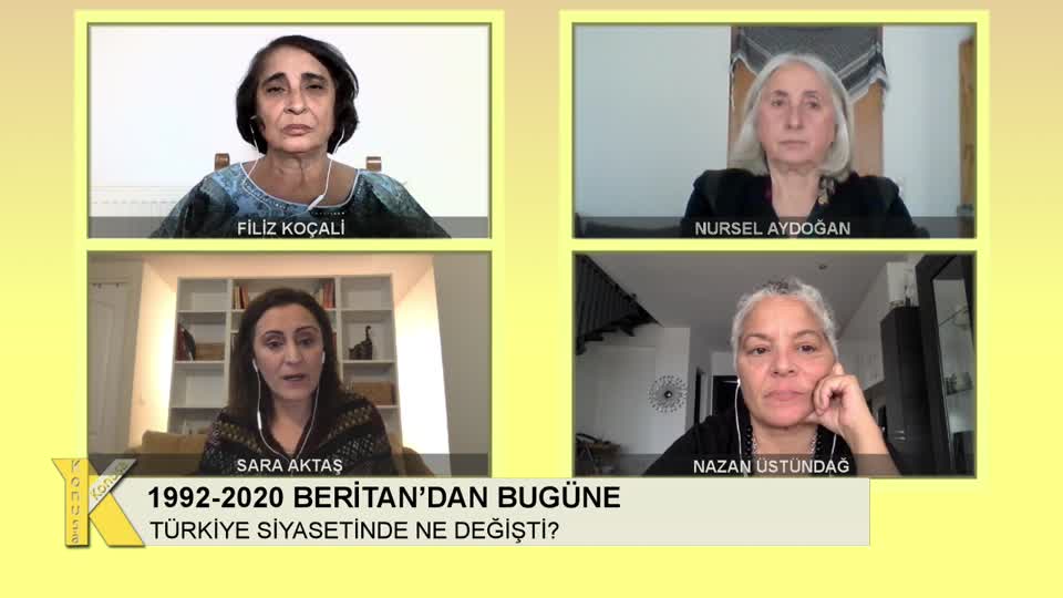 KONUSA KONUSA FILIZ KOCALI NURSEL AYDOGAN SARA AKTAS NAZAN USTUNDAG BERITAN FASIZME KARSI MUCADELE